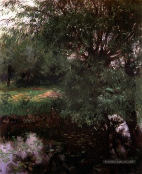 Un paysage de Backwater at Wargrave John Singer Sargent Peinture à l'huile